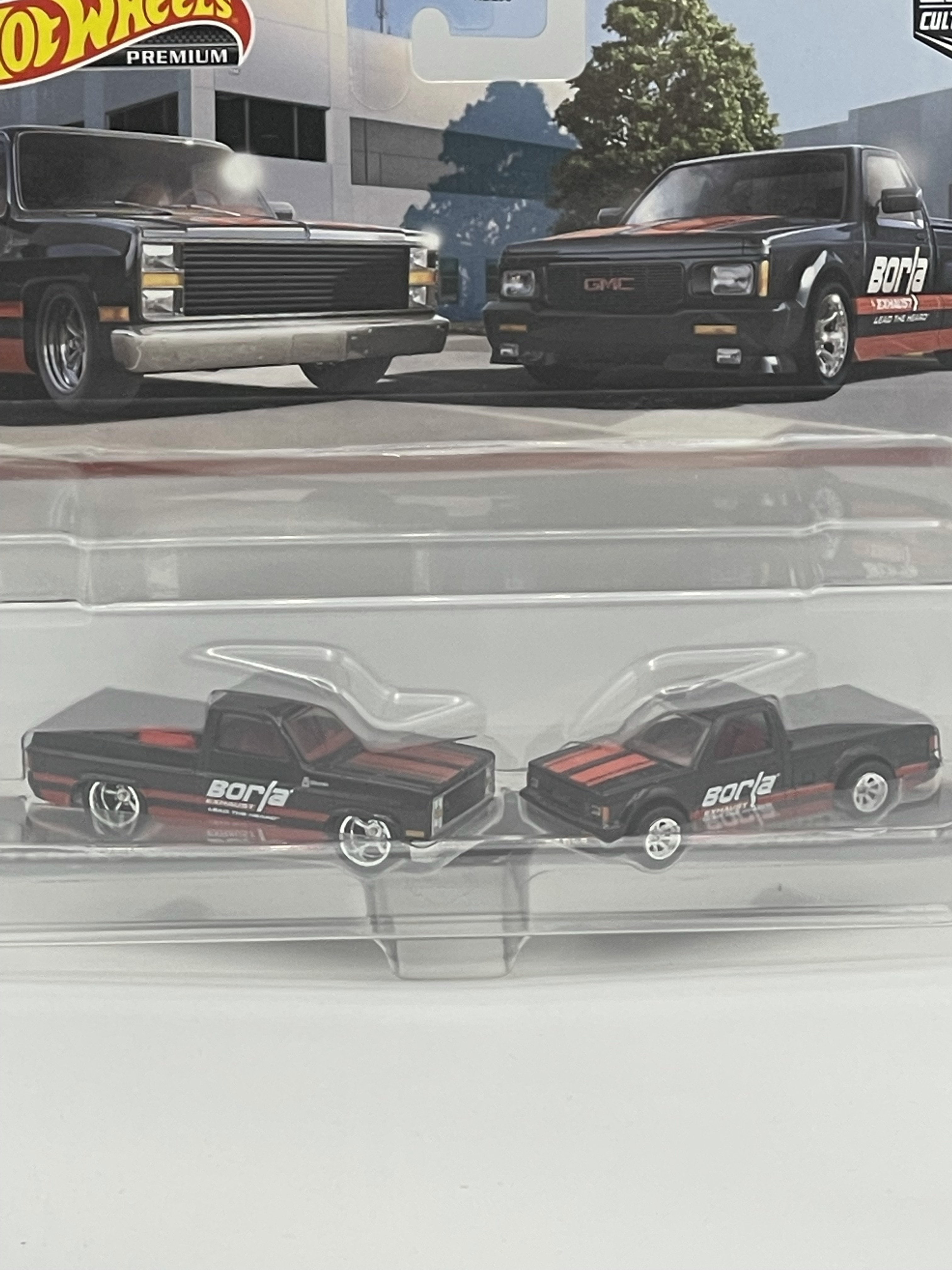 Hot Wheels 2 Pack Premium Car Culture 83 Chevrolet Silverado Hot Wheels 2 Pack Premium Car Culture 83 Chevrolet Silverado