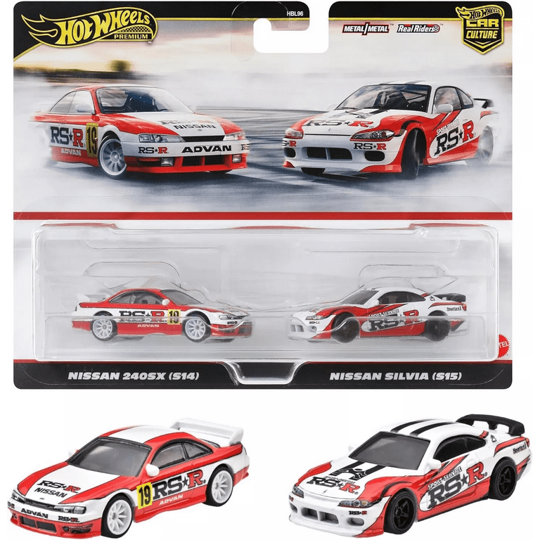 Hot Wheels Premium Car Culture 2 Pack Nissan 240SX S14 Nissan Silvia S15