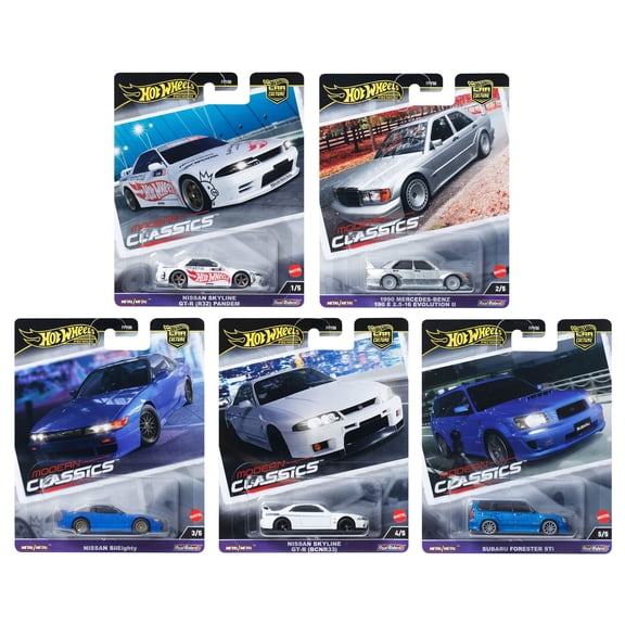 Hot Wheels Premium Car Culture 2024 Modern Classics FPY86-961E Set of 5