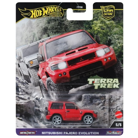 Hot Wheels Premium Car Culture 2024 Terra Trek 5/5 - Mitsubishi Pajero Evolution