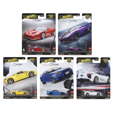 Hot Wheels Premium Car Culture 2025 Timeless Icons FPY86-961N Set of 5