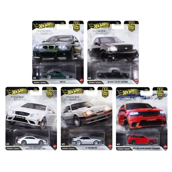 Hot Wheels Premium Car Culture 2026 - Power Trip - FPY86-961R Set of 5