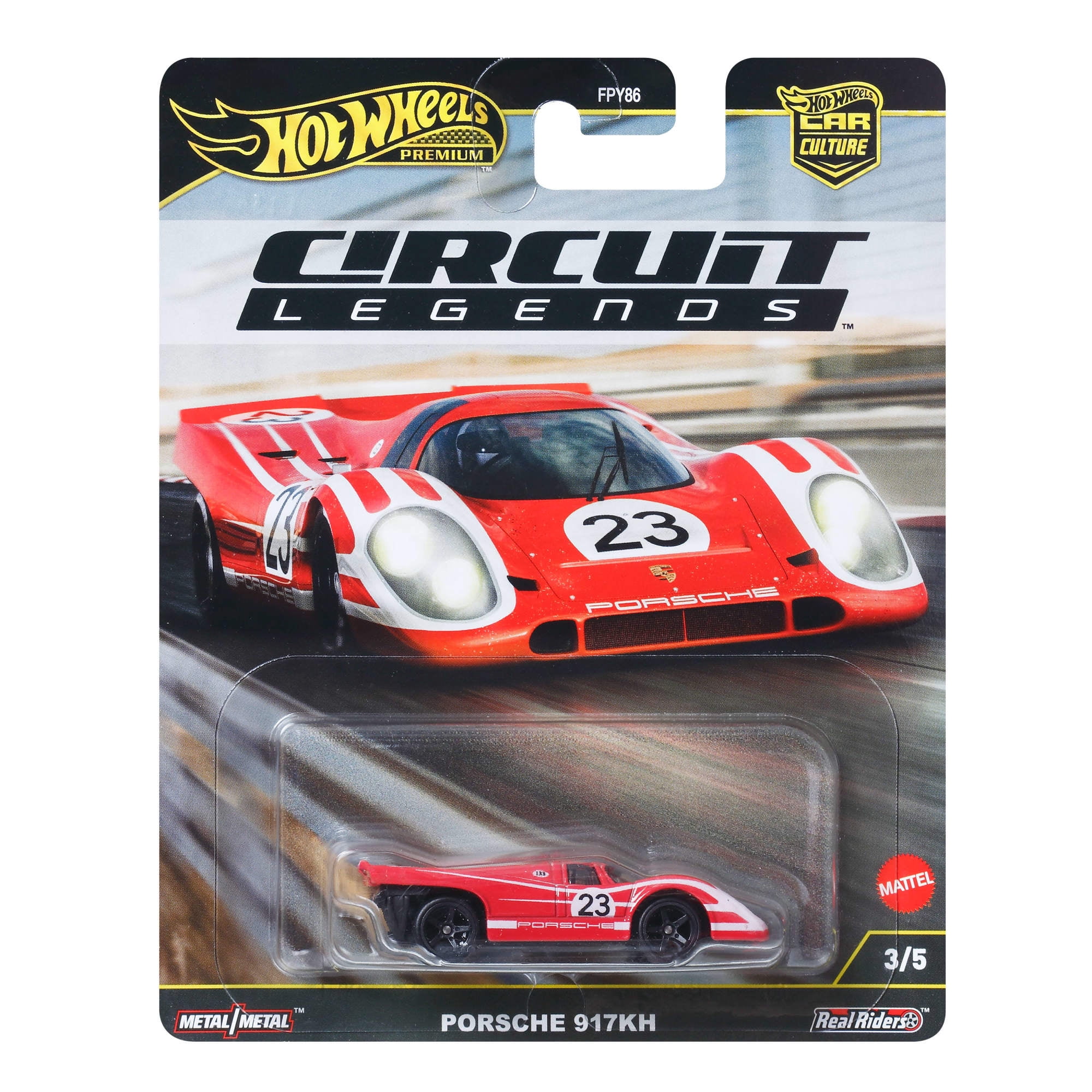 ミニカー HOT WHEELS PORSCHE 917 Hot Wheels Premium Car Culture Circuit Legends Porsche 917K