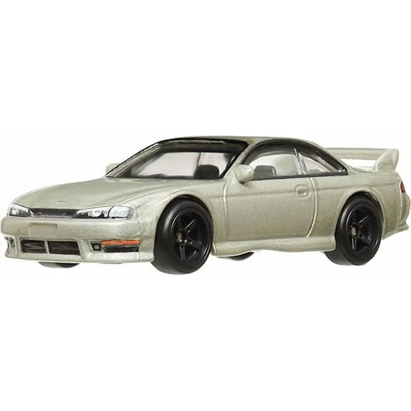 Hot Wheels Premium Car Culture Collectible Toy Car, 1:64 Scale Die-Cast Nissan Silvia S14, Slide Street Vehicle with Real Riders Tires_x000D_
Exclusive