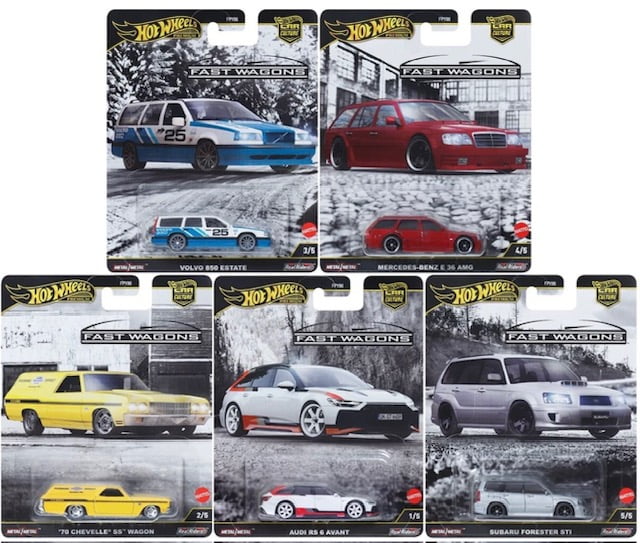 Hot Wheels - 1:64 - Car Culture 2025 J Case - Fast Wagons
