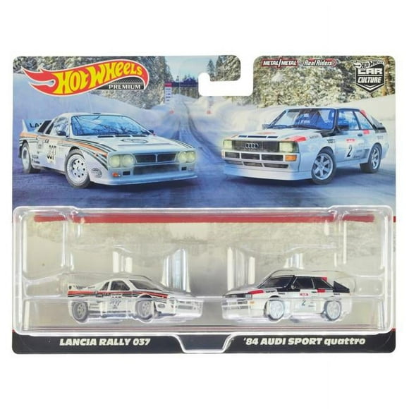 Hot Wheels Premium Car Culture Lancia Rally 037 and 84 Audi Sport Quattro