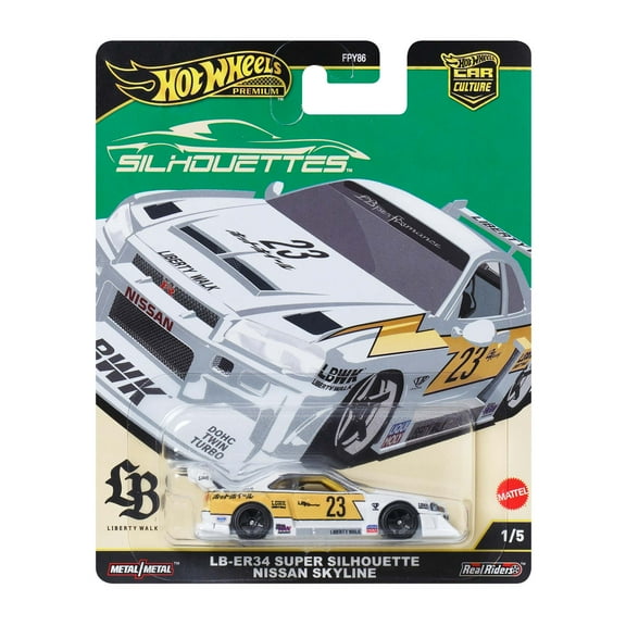 Hot Wheels Premium Car Culture Silhouettes LB-ER34 Super Silhouette Nissan Skyline