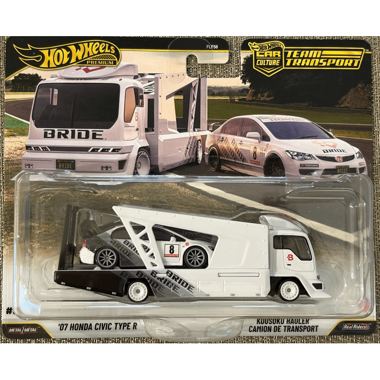 Hot Wheels Team Transport '07 Honda Civic Type R with Kousoku