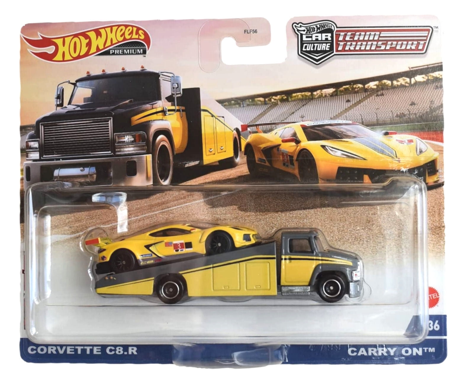Hot Wheels Team Transport Car and Truck Play Vehicles Yellow