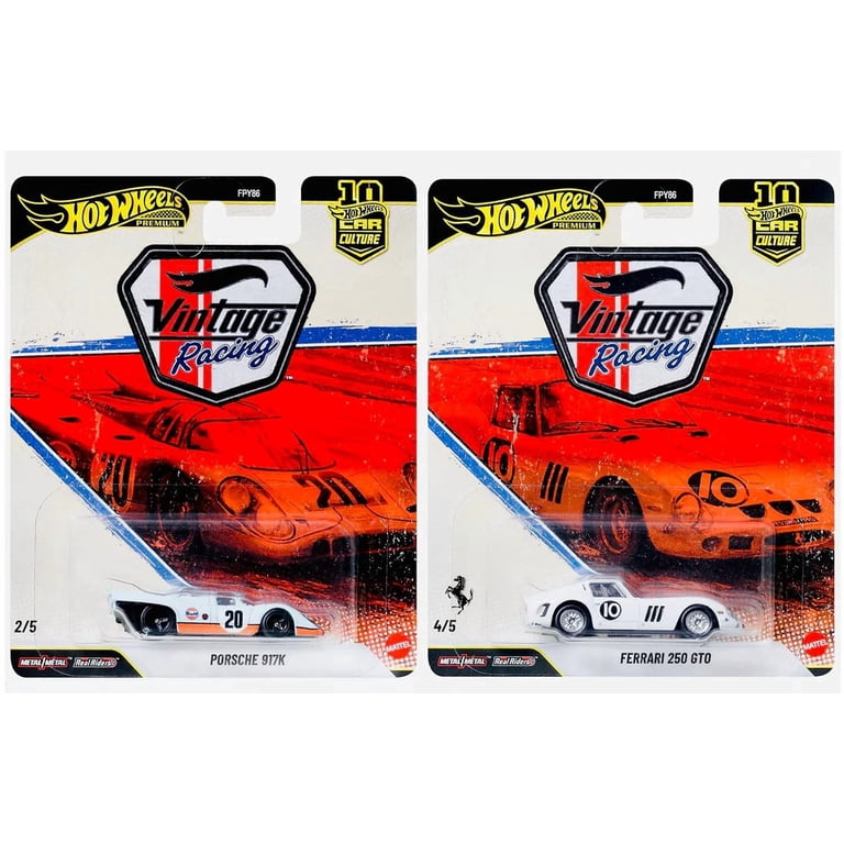ミニカー HotWheels Vintage Racing Hot Wheels Premium Car Culture Vintage Racing, Porsche 917K and