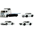 thumbnail image 1 of Hot Wheels Premium Collector Display Set, Fleet Street, 3 1:64 Scale Cars & 1 Transporter, 1 of 7