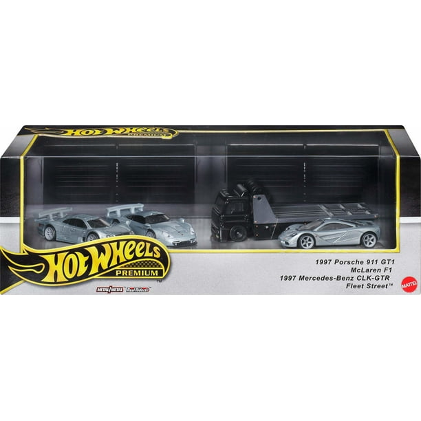 HotWheels COLLECTORS　3台セット Hot Wheels Premium Collector Display Sets, 3 Cars & 1