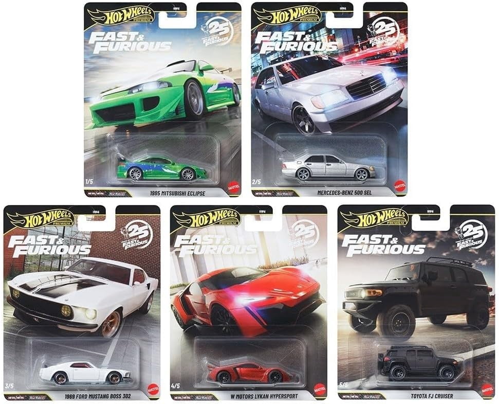Hot Wheels All Fast & Furious in Fast & Furious - Walmart.com