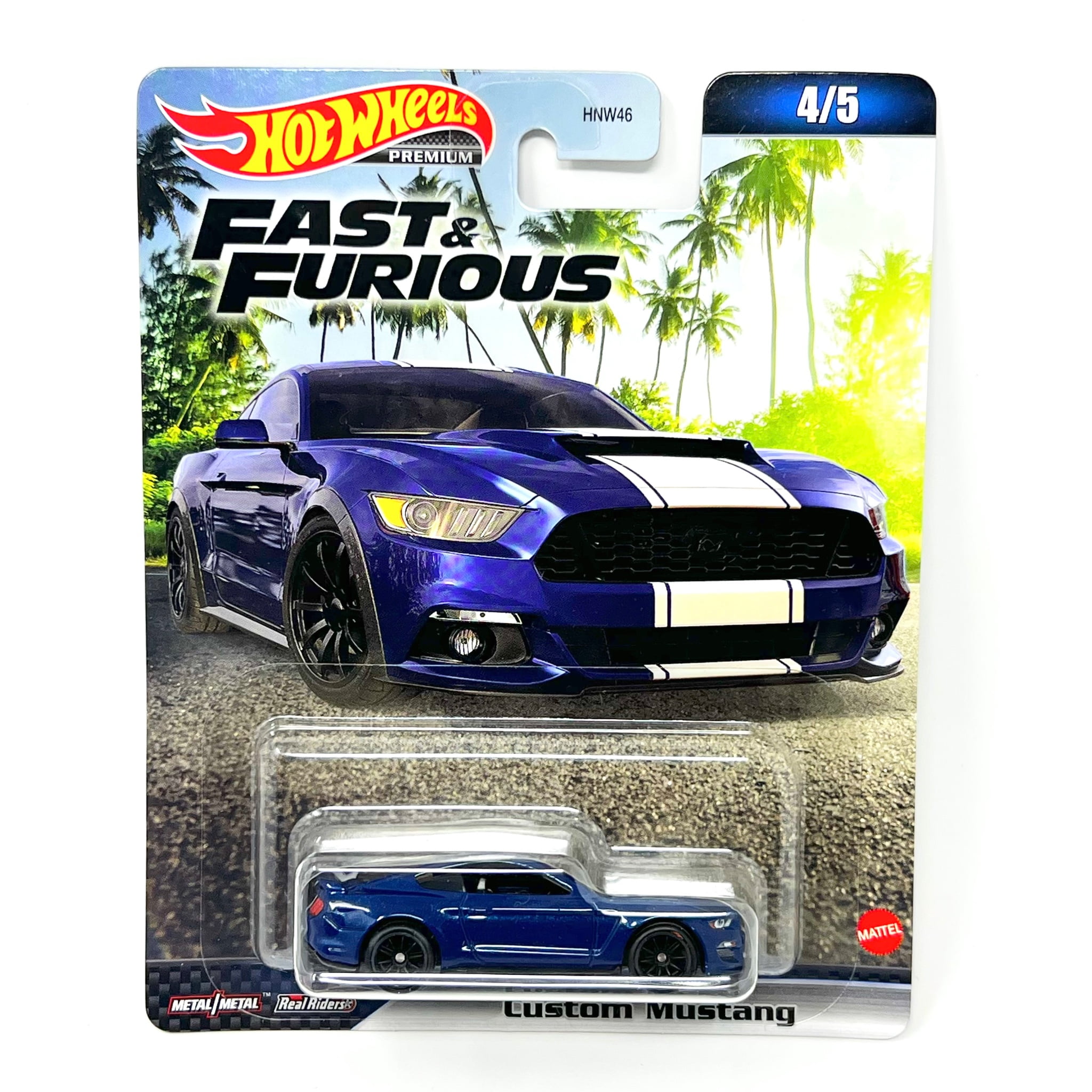 Hot Wheels Premium Fast and Furious Custom Mustang (Ford Mustang Shelby  GT350R) F9:The Fast Saga 