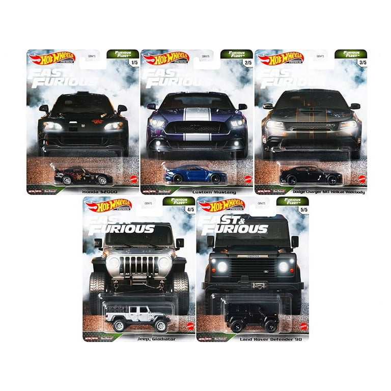 Hot Wheels PREMIUM Fast & Furious 5台セット Hot Wheels 2023 Premium Fast & Furious Toy Collection, Dodge
