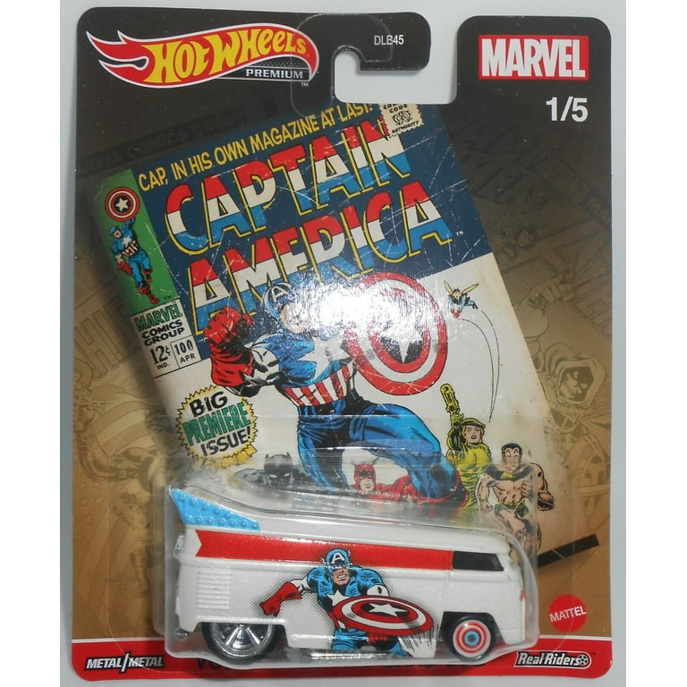 Hot Wheels Pop Culture Marvel 1/5 Captain America Volkswagen T1