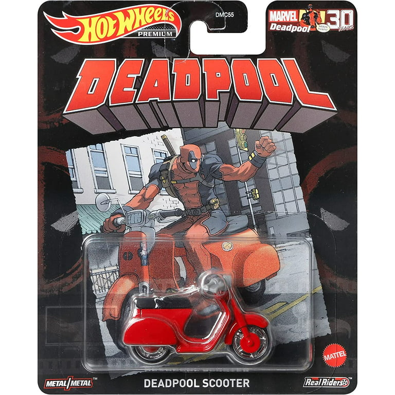 Hot Wheels Premium - Marvel 30 Years - Deadpool Scooter