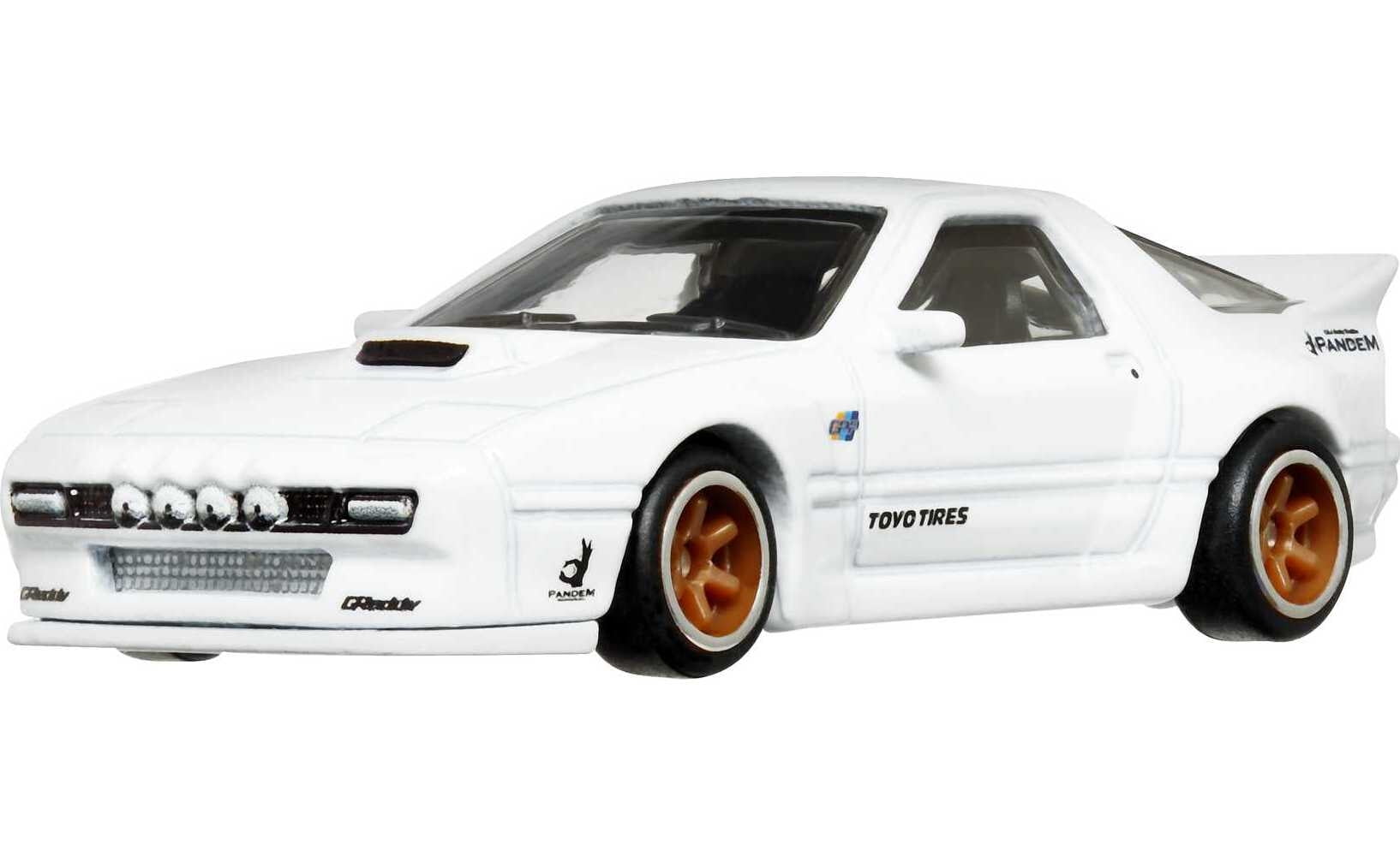 Hot Wheels Premium Mazda RX7 FC Pandem (White) Car Culture Ronin Run