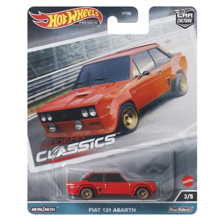 2023 Hot Wheels Premium Car Culture Fiat 131 Abarth Modern Classics 3/5