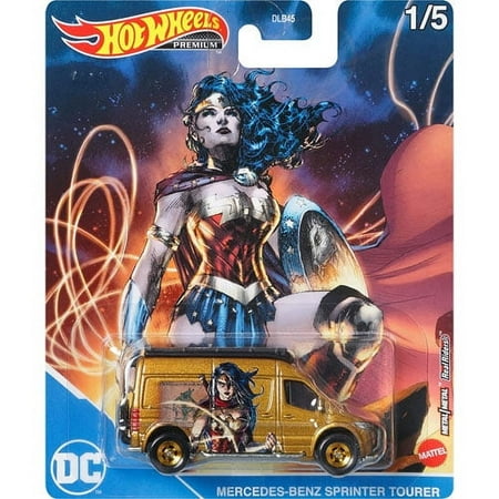 Hot Wheels Premium Real Riders Metal (2020) Gold Mercedes-Benz Sprinter Tourer Van 1/5