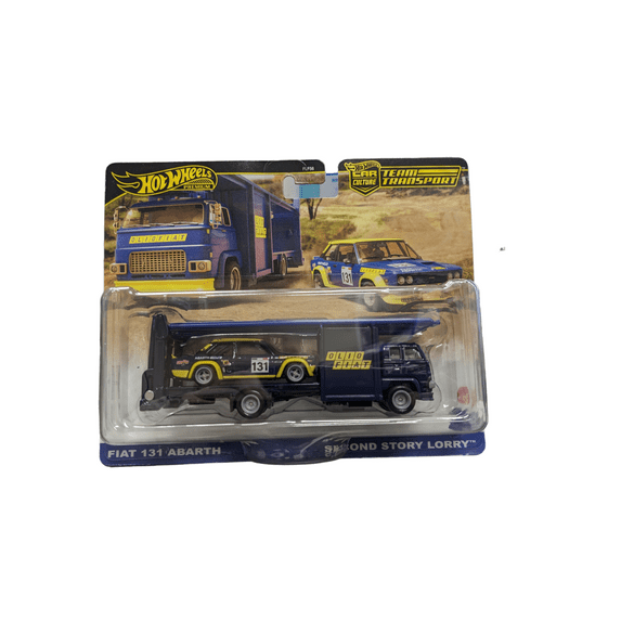 Hot Wheels Premium Transport Hauler Fiat 131 Abarth Second Story Lorry