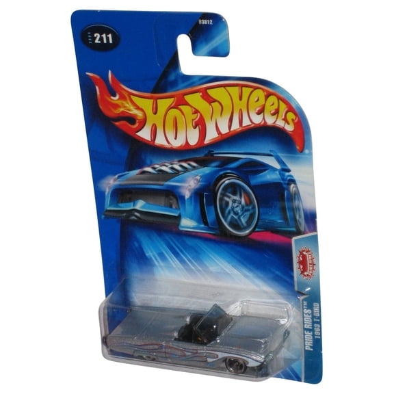 Hot Wheels Pride Rides 1963 T-Bird (2004) Silver Die-Cast Toy Car #211