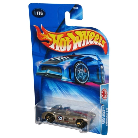Hot Wheels Pride Rides (2004) Gold Cunningham C4R Toy Car #176