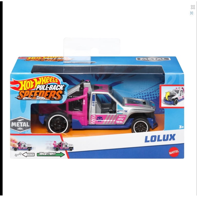 Hot Wheels Pull-Back Speeders 2024- Lolux - Walmart.com