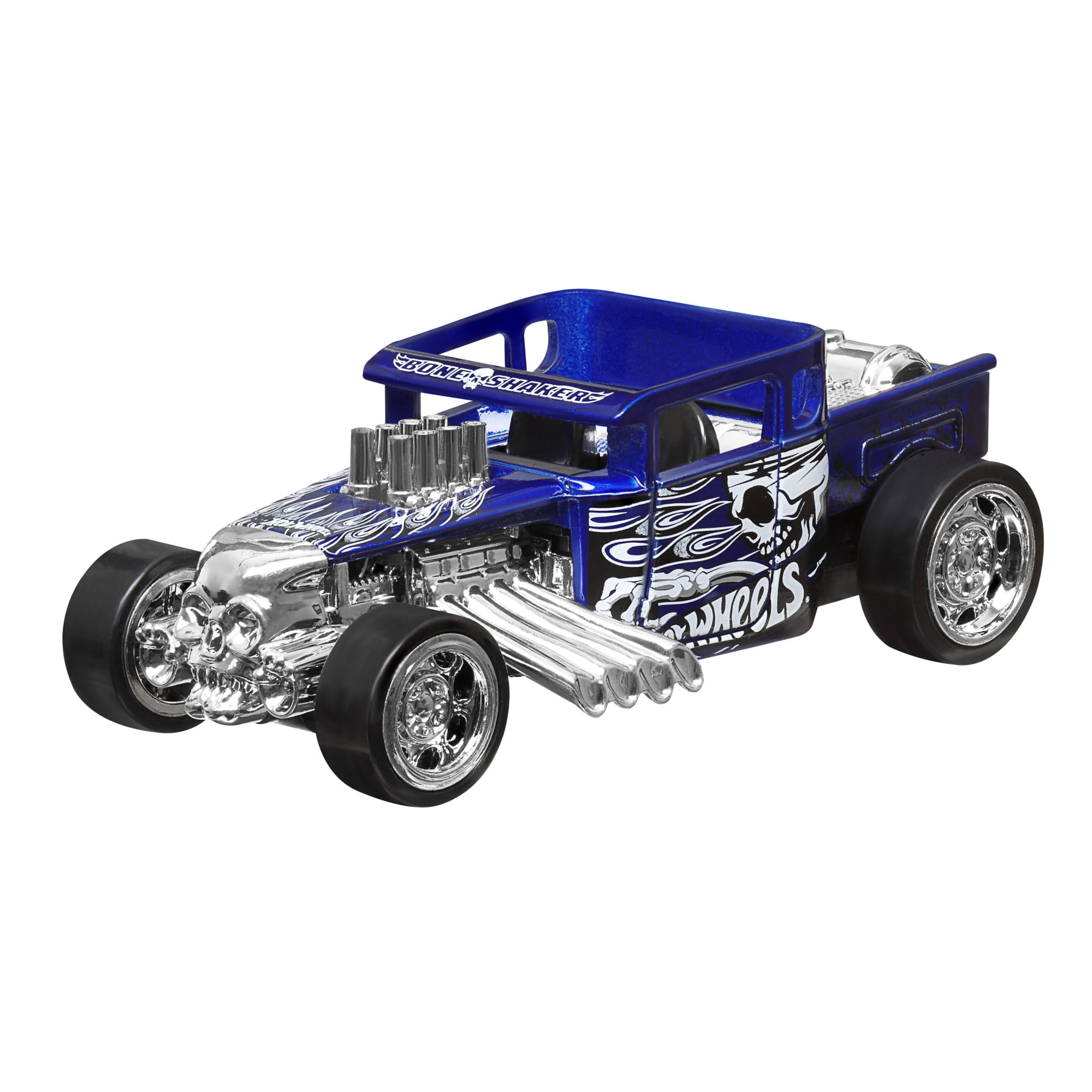 Hot Wheels Pull-Back Speeders Toy Car in 1:43 Scale, Pull Car