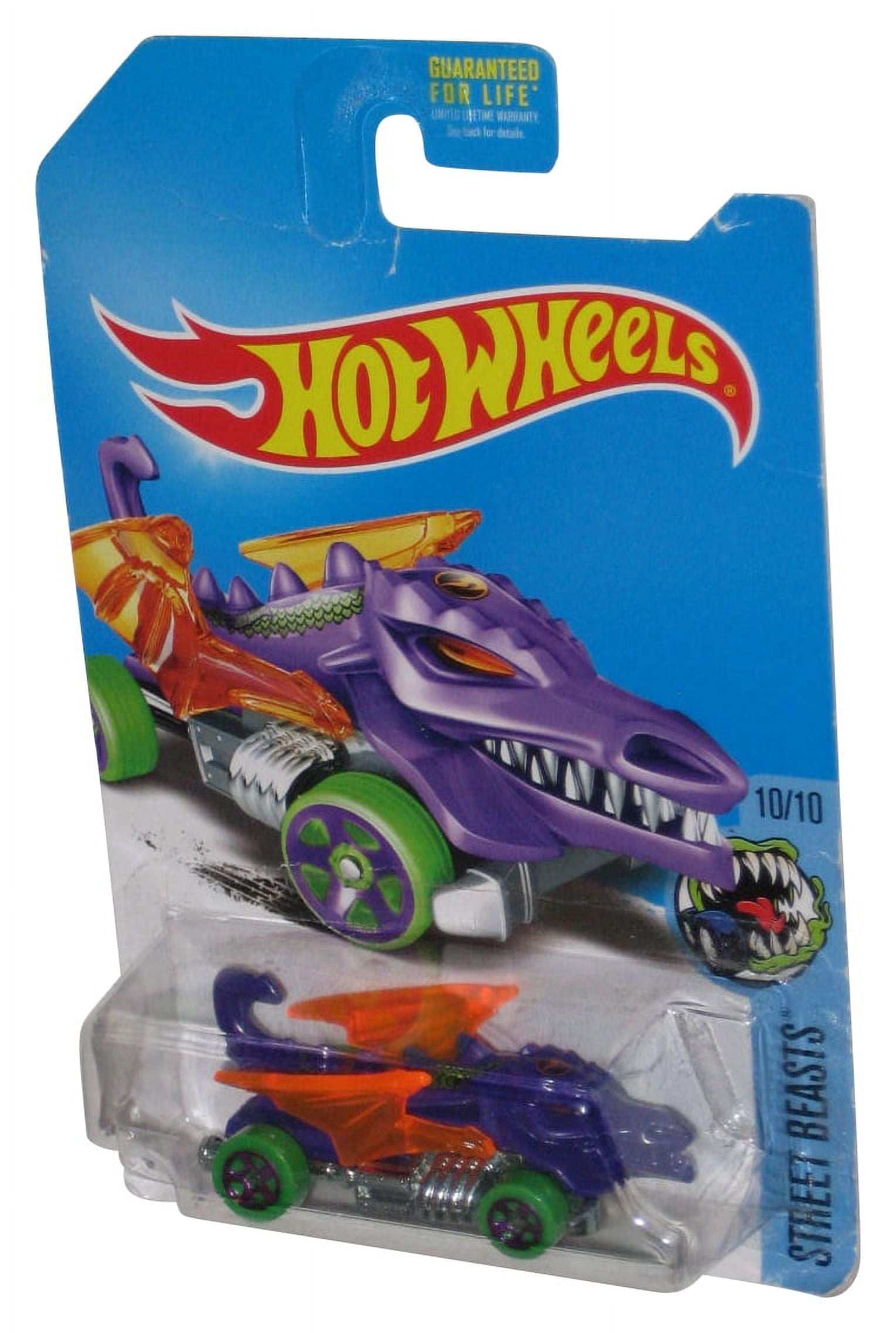 Hot Wheels 2017 Street Beasts Dragon Blaster - Purple Treasure Hunt Car