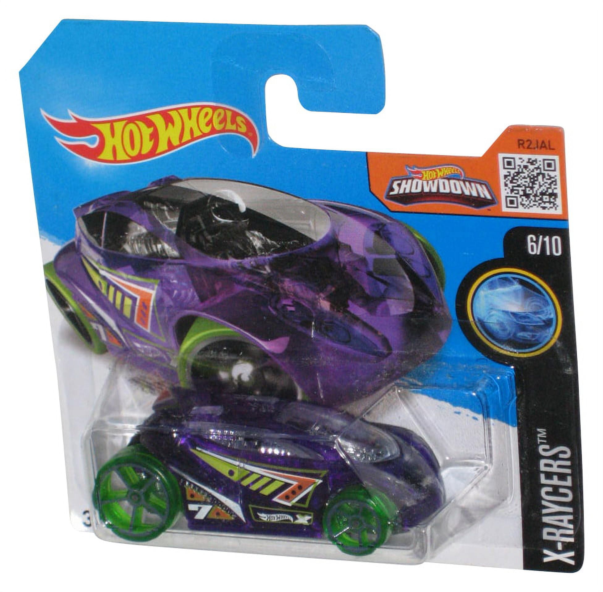 Hot Wheels Purple Vandetta (2015) Short Card X-Raycers Toy Car 6