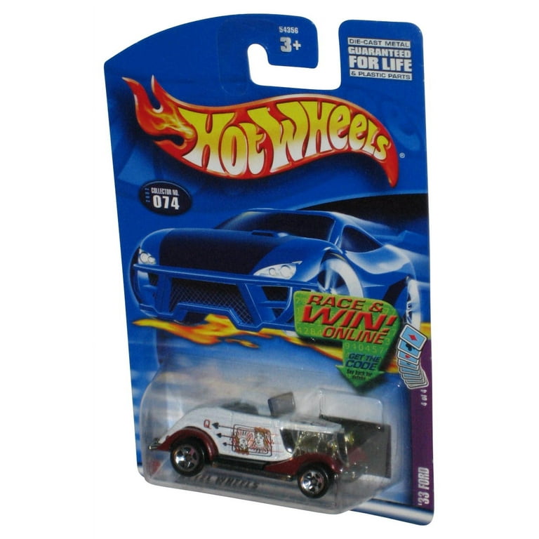 Hot Wheels Queen of Spades (2002) White '33 Ford Toy Car