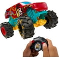 thumbnail image 1 of Hot Wheels R/C Monster Trucks 1:15 Scale HW Demo Derby, Remote-Control Toy, 1 of 6
