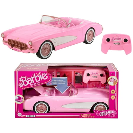 Barbie - The Movie Corvette Remote Control Vehicle - Pink