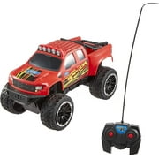 Hot Wheels RC Red Ford F-150, Full-Function Remote-Control Toy Truck, Large Wheels & High-Performance Engine, 2.4 GHz with Range of 65ft