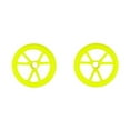 thumbnail image 1 of Hot Wheels RC Sky Shock Vehicle (Flame Design DNM64) - Replacement Yellow Front Wheels, 1 of 1