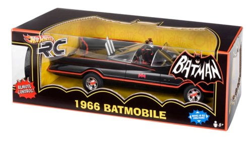 1966 TV Series Batmobile Remote Control Hot Wheels RC 1:18 Scale