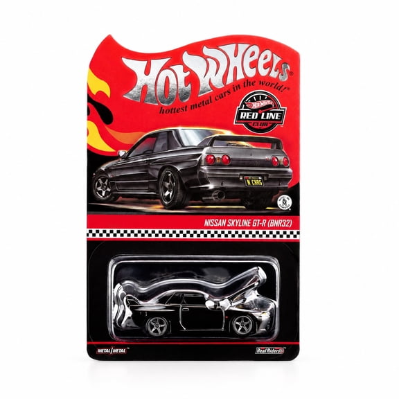 Hot Wheels RLC Exclusive Black Nissan Skyline GT-R (BNR32)
