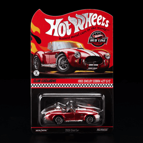 Hot Wheels RLC Exclusive Membership Car 1965 Shelby Cobra 427 S/C - Collector Edition with Button & Patch