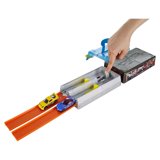 Hot Wheels Race Case Track Set, with 2 Cars, Launchers & Tracks ...