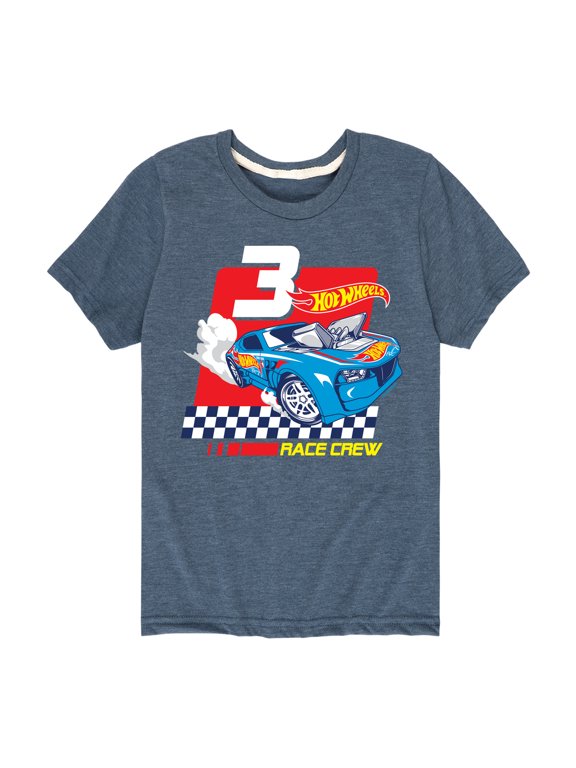 - Race Crew 3 Yrs Boys' Short Sleeve Graphic T-Shirt