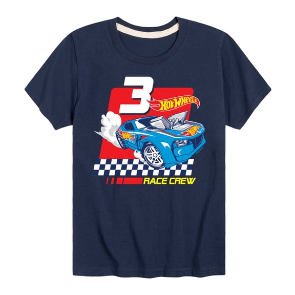 Hot Wheels - Race Crew 3 Yrs - Toddler And Youth Short Sleeve Graphic T-Shirt