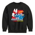 thumbnail image 1 of Hot Wheels - Race Crew 4 Years Birthday - Toddler and Youth Crewneck Fleece Sweatshirt, 1 of 4