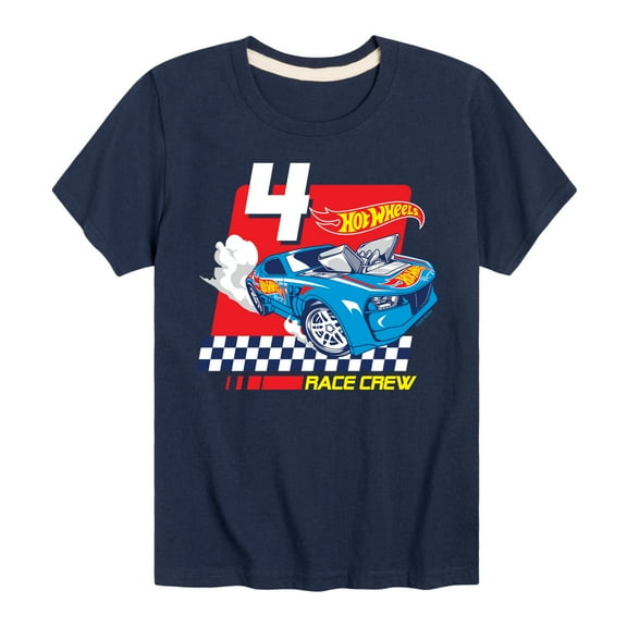 Hot Wheels - Race Crew 4 Yrs - Toddler And Youth Short Sleeve Graphic T-Shirt