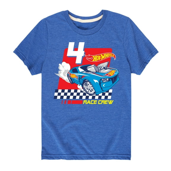Hot Wheels - Race Crew 4 Yrs - Toddler And Youth Short Sleeve Graphic T-Shirt