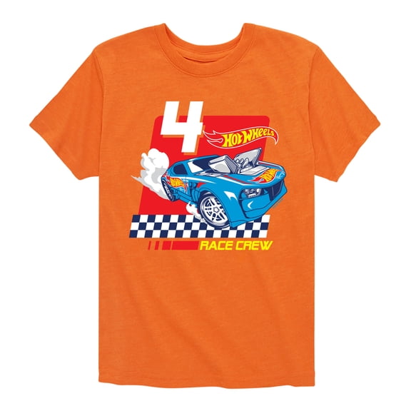 Hot Wheels - Race Crew 4 Yrs - Toddler And Youth Short Sleeve Graphic T-Shirt