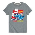 thumbnail image 1 of Hot Wheels - Race Crew 5 Years - Birthday - Toddler and Youth Short Sleeve Graphic T-Shirt, 1 of 4
