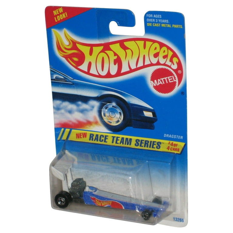 Hot Wheels Race Team Series 1994 Mattel Dragster Blue Toy Car 4 Walmart