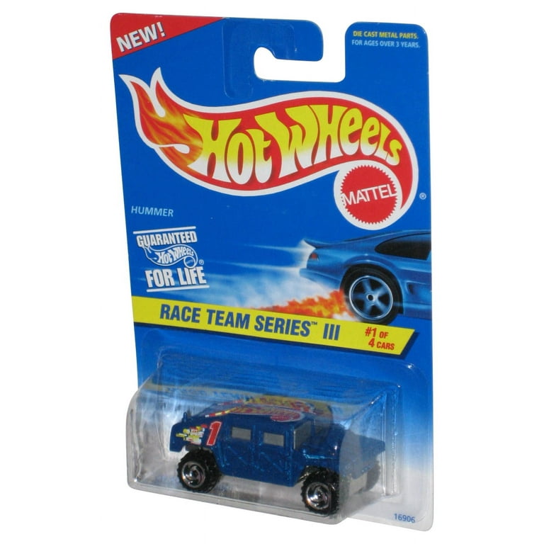 Hot Wheels Race Team Series III 1 4 1996 Blue Hummer Toy Car 533 Walmart