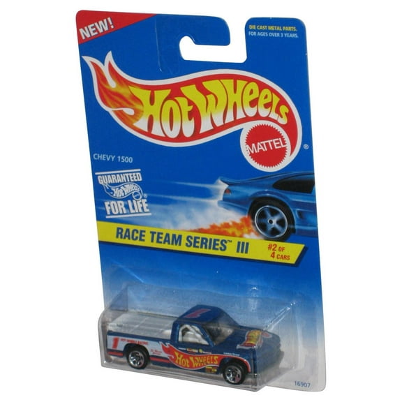 Hot Wheels Race Team Series III #2/4 (1996) Chevy 1500 Blue Toy Car #534